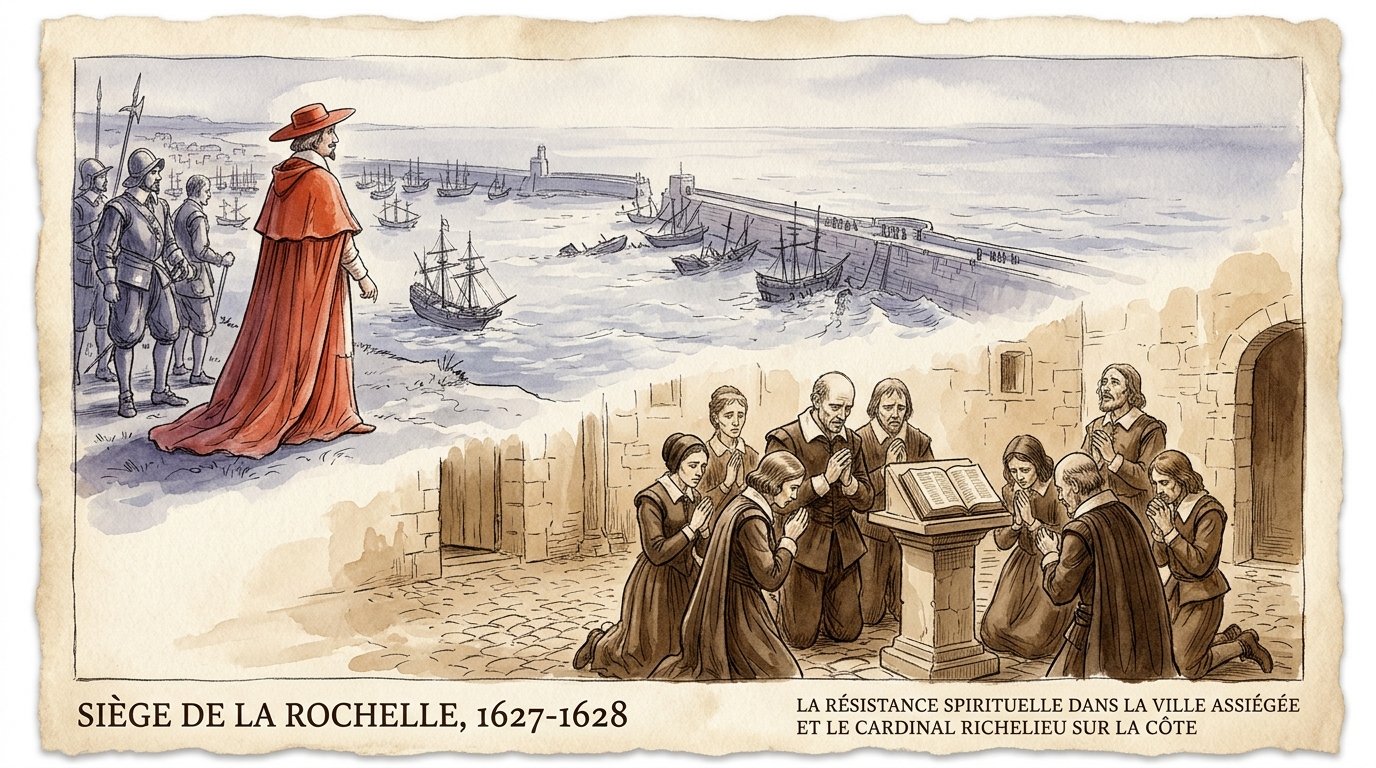 Siege of La Rochelle 1628: Cardinal Richelieu's maritime seawall dike